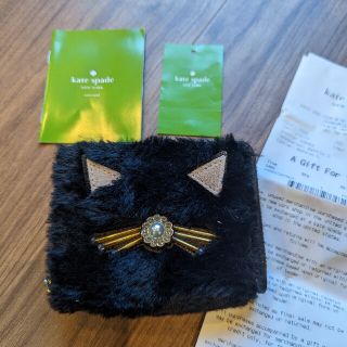 ケイトスペードニューヨーク(kate spade new york)のケイトスペード★kate spade♡レシート付正規品！ふわふわ猫ちゃん財布(財布)