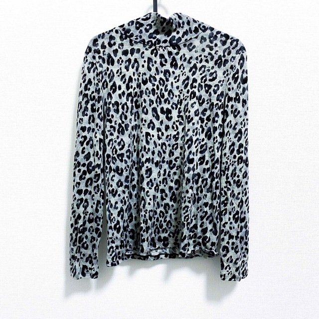 VINTAGE(ヴィンテージ)のvintage Leopard design high neck cutsew メンズのトップス(Tシャツ/カットソー(七分/長袖))の商品写真