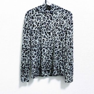 ジョンローレンスサリバン(JOHN LAWRENCE SULLIVAN)のvintage Leopard design high neck cutsew(Tシャツ/カットソー(七分/長袖))