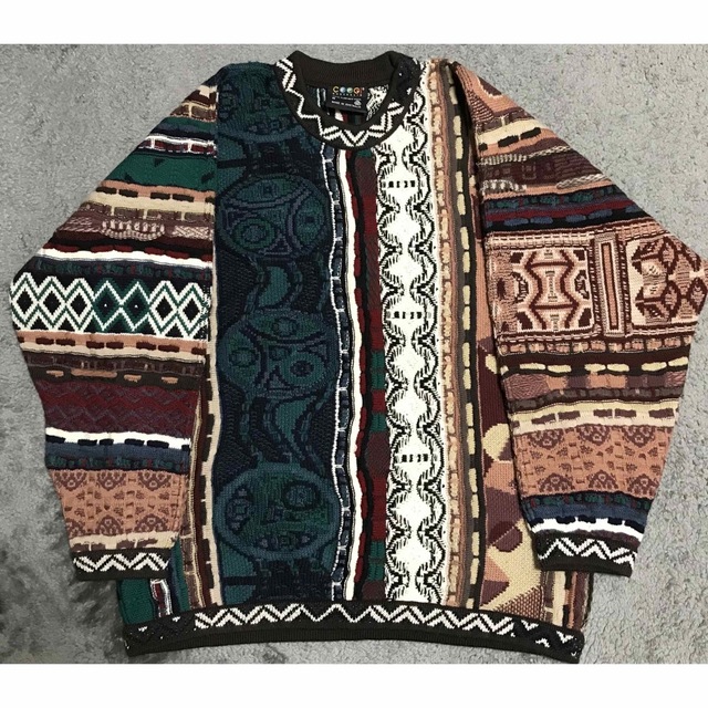 coogi マルチカラーニット76cm状態