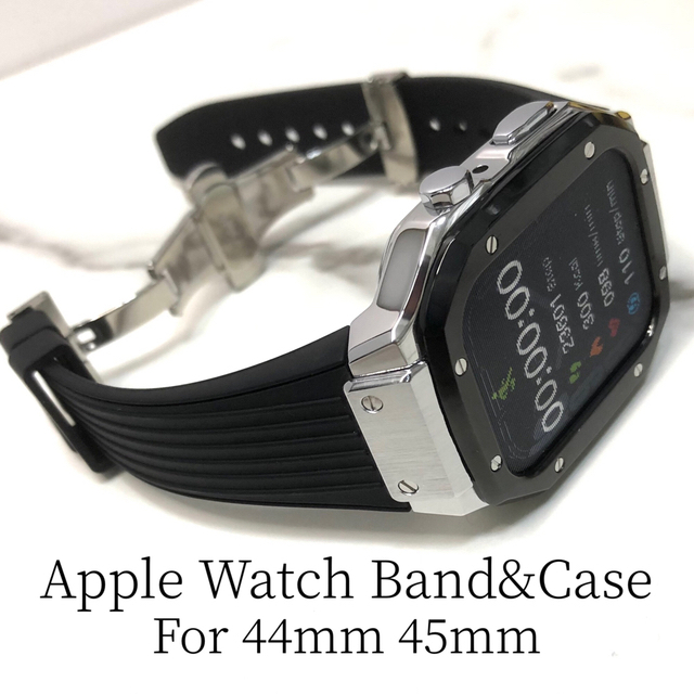 bsb★アップルウォッチバンド ラバーベルト カバー　Apple Watch