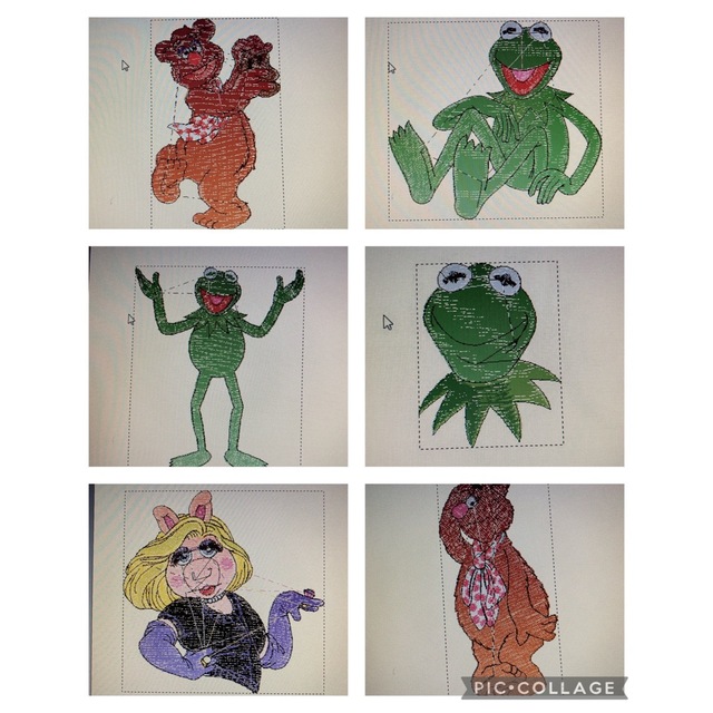 ブラザー　刺繍データ　USB マペッツ　Muppets 3