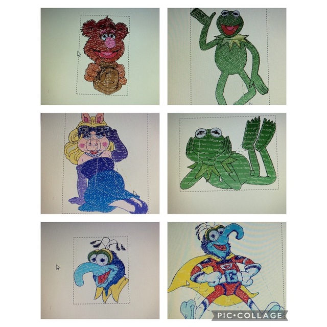 ブラザー　刺繍データ　USB マペッツ　Muppets