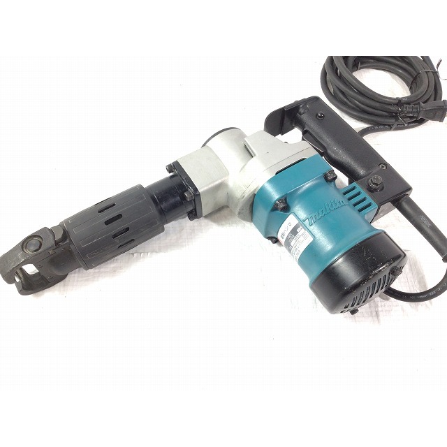 ☆比較的綺麗 おまけの六角軸シャンク数点付☆makita マキタ 電動ハンマ HM0810 ケース付 + マキタの未使用品ブルポイント1点付 62838