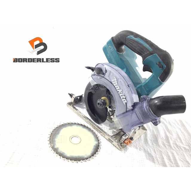 ☆比較的綺麗です☆makita マキタ 18V 125mm充電式防じんマルノコ KS513D 本体のみ 木工用 切断機 丸鋸 丸のこ 電動工具 62148バイク