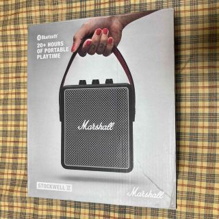 Marshall STOCKWELLⅡ Bluetoothスピーカー黒色 未使用(スピーカー)