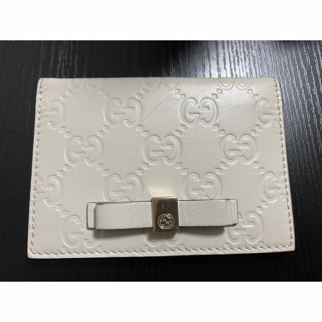 Gucci(グッチ)のグッチ GUCCI カードケース パスケース リボン レディースのファッション小物(名刺入れ/定期入れ)の商品写真