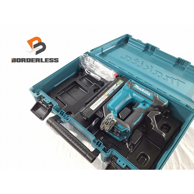 ☆美品☆makita マキタ 18V 35mm 充電式面木釘打機 FN350DZK 本体+ケース 仕上釘打機 仕上釘打ち機 仕上げ釘打機 フィニッシュネイラ 63137自動車/バイク