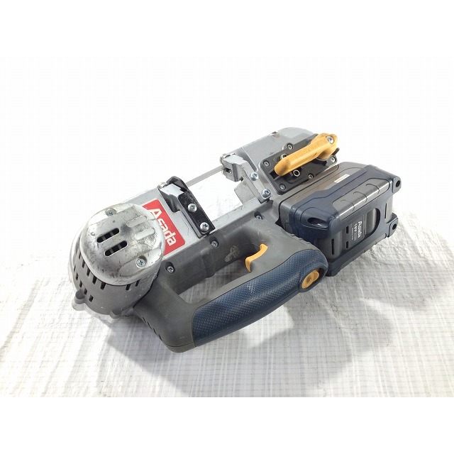 ☆中古品☆ASADA アサダ 18V 充電式バンドソー H60 バッテリー2個(2.6Ah) 充電器 ケース付 帯鋸切断機 パイプ切断 62946