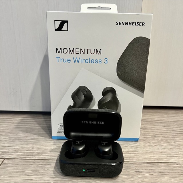 SENNHEISER(ゼンハイザー)の【ゼンハイザー】MOMENTUM True Wireless 3／ブラック スマホ/家電/カメラのオーディオ機器(ヘッドフォン/イヤフォン)の商品写真