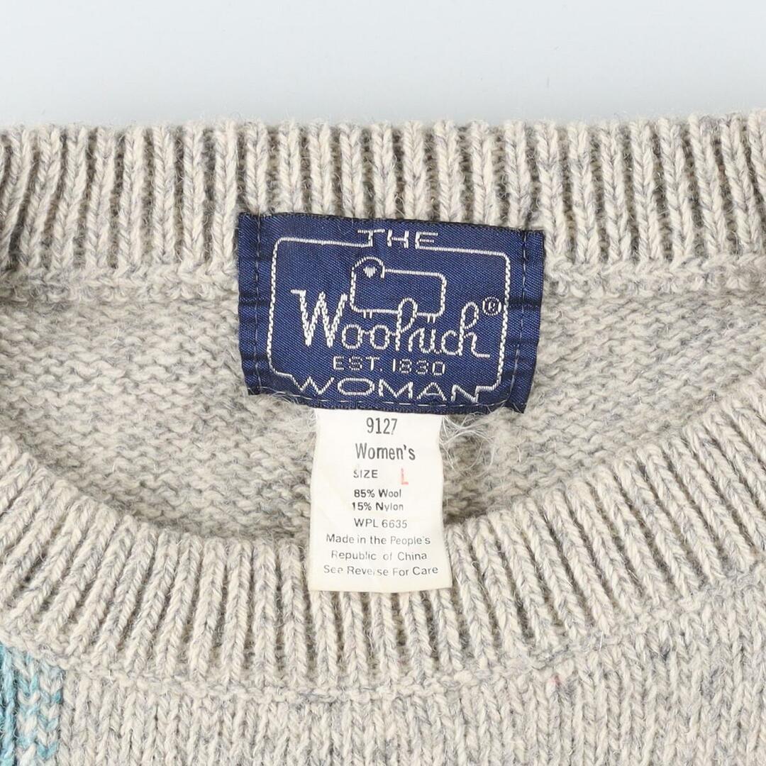 WOOLRICH - 古着 80年代 ウールリッチ WOOLRICH THE WOMAN 総柄 ウール
