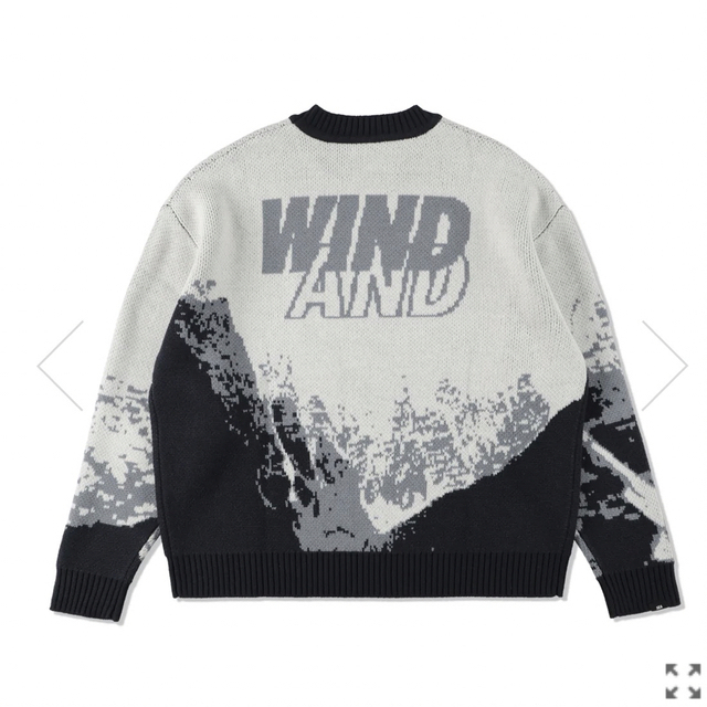 WIND AND SEA Mt Snow Sweater "White"