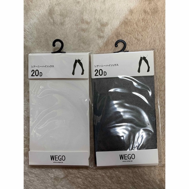 WEGO(ウィゴー)のシアー二ーハイソックス レディースのレッグウェア(ソックス)の商品写真
