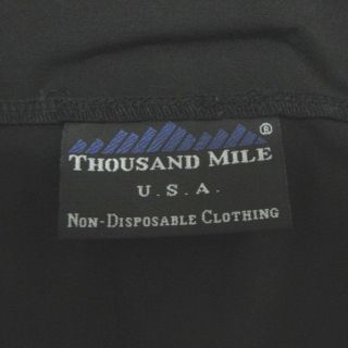 THOUSAND MILE U.S.A ナイロン ワンピース 黒〇7-149m