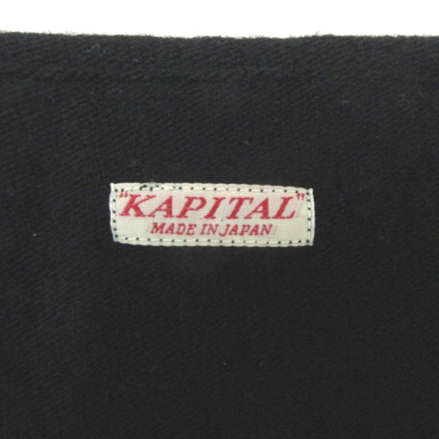 KAPITAL(キャピタル)のキャピタル kapital ウール ワンピース 長袖 0 ブラック レディースのワンピース(その他)の商品写真