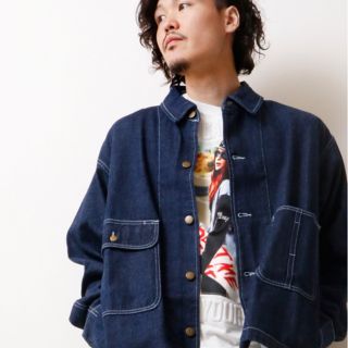 46ｃｍ袖丈<br>Wrangler ラングラー/Wrangler×Ron hermanデニムジャケット/WS9200/XS/メンズアウター/Bランク/05