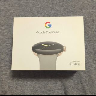 グーグルピクセル(Google Pixel)のPixel Watch Champagne Gold ケース Hazelバンド(その他)