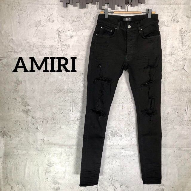 『AMIRI』アミリ (30) ダメージストレッチコットンパンツ状態目立った汚れ等少ない状態