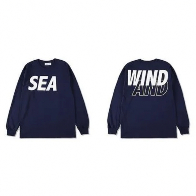 WIND AND SEA(ウィンダンシー)のWIND AND SEA ロンT SEA L/S T-SHIRT M navy メンズのトップス(Tシャツ/カットソー(七分/長袖))の商品写真