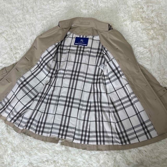 BURBERRY BLUE LABEL(バーバリーブルーレーベル)の【40サイズ】BURBERRY BLUE LABEL トレンチコート ベージュ レディースのジャケット/アウター(トレンチコート)の商品写真