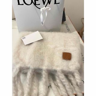 LOEWE - 試着のみ LOEWE ロエベ モヘア モヘヤ マフラー ストール 正規