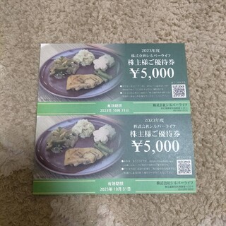 シルバーライフ　株主優待10000円分(フード/ドリンク券)