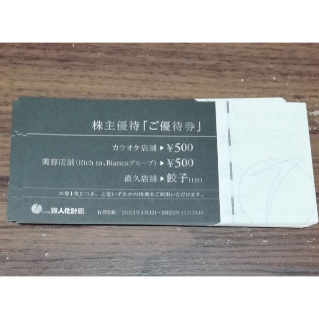 クリアランス販売店 鉄人化計画 株主優待券 20000円分 | galvenchrom.com