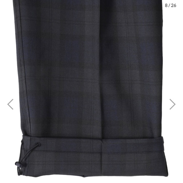 TECH WIDE EASY 2P TROUSERS PLAIDS メンズのパンツ(スラックス)の商品写真