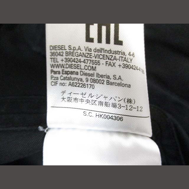 DIESEL(ディーゼル)のディーゼル 美品 G-ACIR-B OVERCOAT トレンチ コート XS 黒 レディースのジャケット/アウター(トレンチコート)の商品写真