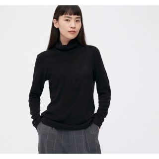 ユニクロ(UNIQLO)のユニクロ　ヒートテックフリース　タートルネックT 長袖(Tシャツ(長袖/七分))