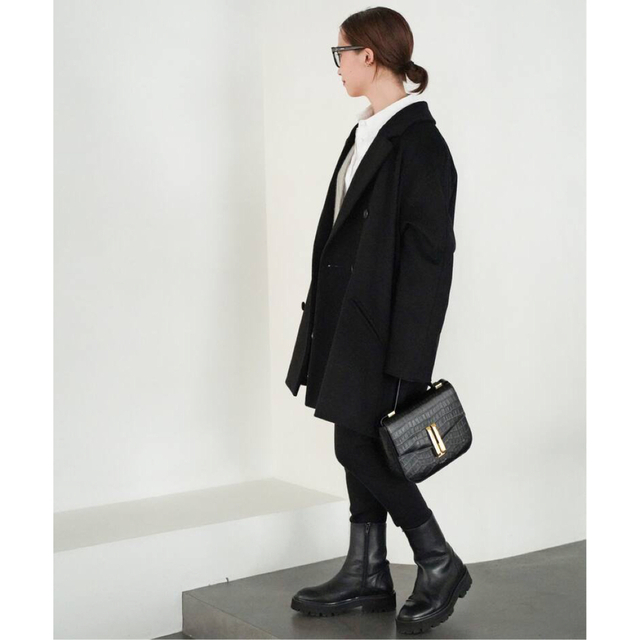 Deuxieme Classe Short Double コート(BLACK) Deuxieme Classe Short Double コート(BLACK)