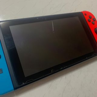 ニンテンドースイッチ(Nintendo Switch)のニンテンドースイッチ　ネオンレッドブルー　セット(家庭用ゲーム機本体)