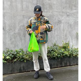 ステューシー(STUSSY)のstussy ブロックシェルパブルオーバー(ニット/セーター)