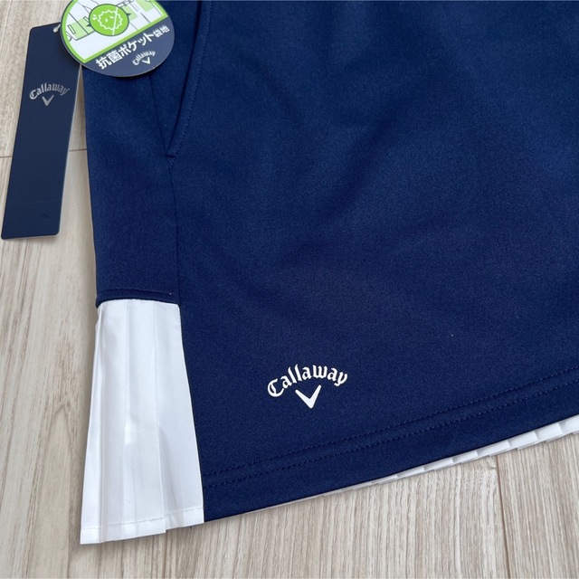 Callaway Golf(キャロウェイゴルフ)の新品タグ付き✩︎⡱キャロウェイゴルフ　レディース　スカート　Mサイズ　ネイビー スポーツ/アウトドアのゴルフ(ウエア)の商品写真