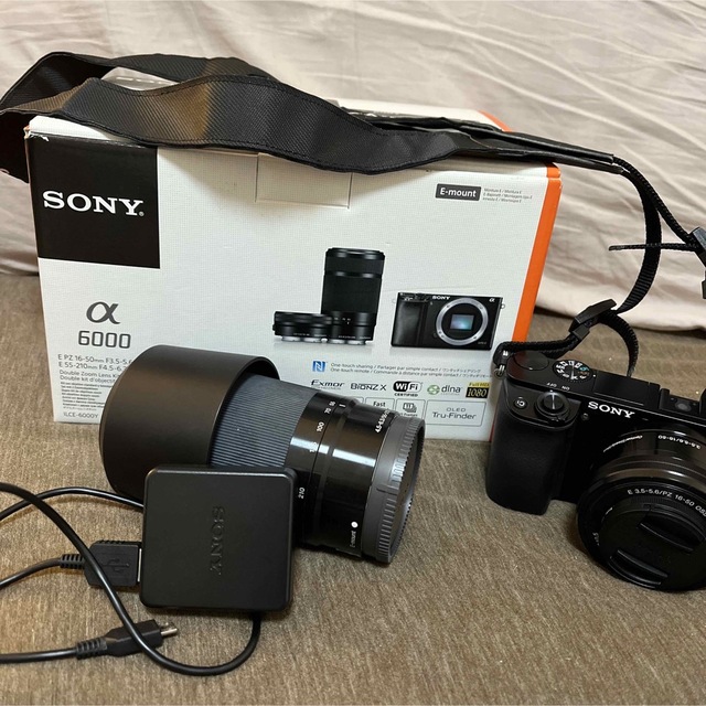 新作商品 SONY - ブラック α6000 デジタルカメラ ソニー ミラーレス