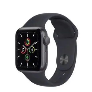 アップルウォッチ(Apple Watch)の新品未開封　Apple Watch SE スペースグレー　40mm(腕時計(デジタル))