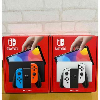 ニンテンドースイッチ(Nintendo Switch)の【新品未開封】Nintendo Switch 有機ELモデル 2台(家庭用ゲーム機本体)