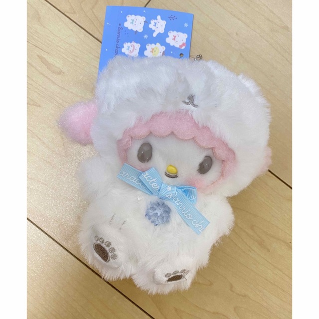 マイメロディ - サンリオ MPマスコットホルダ ふわふわスノー マイメロディ - サンリオ MPマスコットホルダ ふわふわスノー
