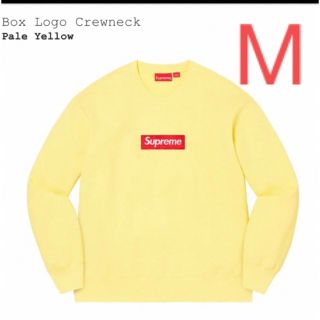 シュプリーム(Supreme)のSupreme Box Logo Crewneck "Pale Yellow"(スウェット)