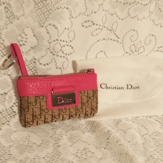 ディオール(Christian Dior) 名刺入れ/定期入れ(レディース)（ピンク