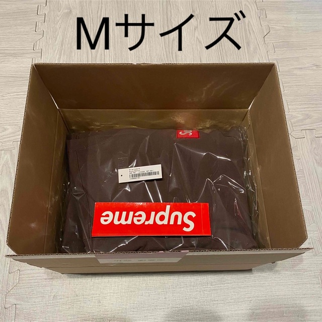 supreme box logo crewneck brown medium