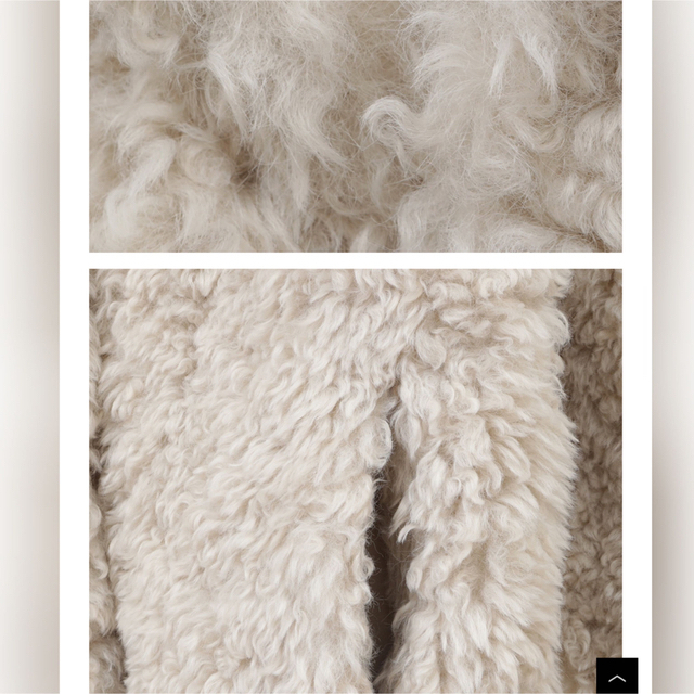 CLANE(クラネ)のMINAMI TANAKA×CLANE CURL FUR SHORT COAT2 レディースのジャケット/アウター(その他)の商品写真