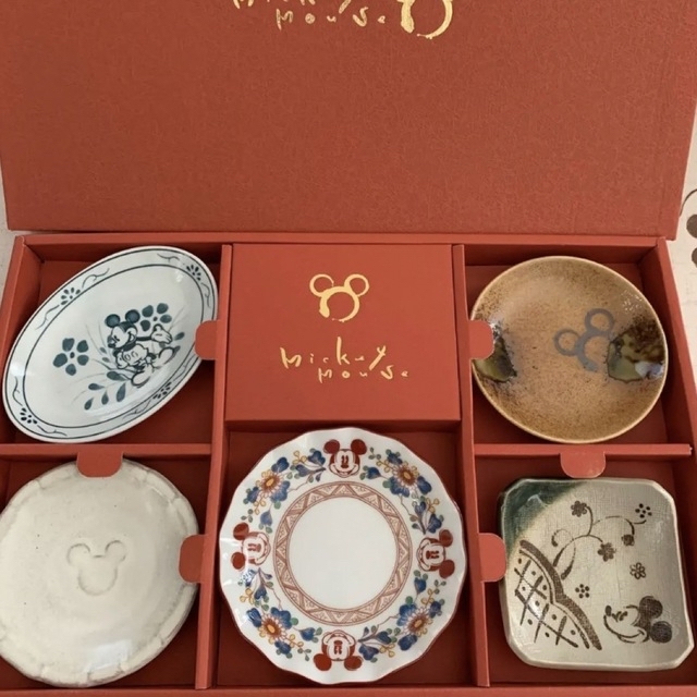 【未使用】ディズニー食器 Sango ◆ 豆皿揃 小皿セット(5枚)ミッキー和柄 | フリマアプリ ラクマ