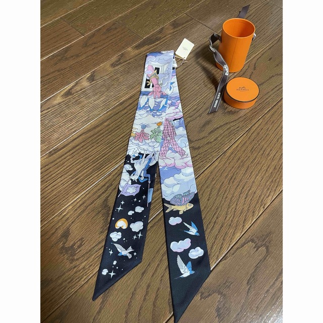 新品未使用】ツイリー エルメス ツイリー 私の雲 黒 | www.myglobaltax.com