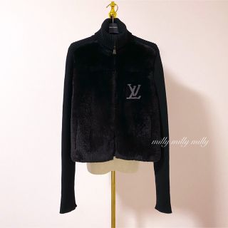 ルイヴィトン(LOUIS VUITTON)の【LOUIS VUITTON】希少ミンクラビットファーニットジャケット(ブルゾン)