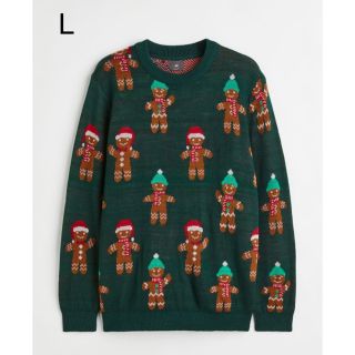 エイチアンドエム(H&M)の新品未開封品　H&M  クリスマス　セーター　L(ニット/セーター)