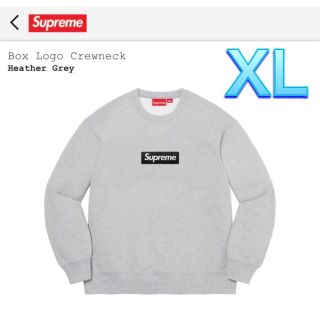 Supreme - Supreme Box Logo Crewneck Heather Grey の通販 by はる ...