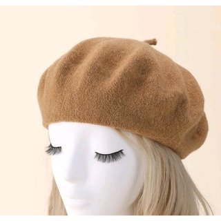 ソリッド ベレー帽  頭囲56~60(ハンチング/ベレー帽)