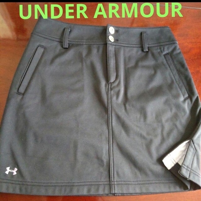 UNDER ARMOUR(アンダーアーマー)のアンダーアーマー  ゴルフスカート　黒　L  裏起毛　冬用 スポーツ/アウトドアのトレーニング/エクササイズ(その他)の商品写真