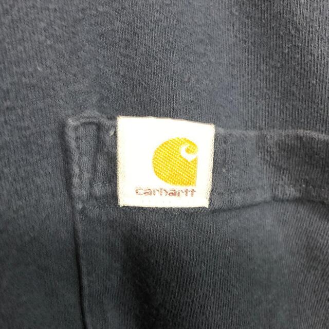 carhartt(カーハート)の『ネイビー』90s 古着 カーハート Tシャツ ポケT Carhartt メンズのトップス(Tシャツ/カットソー(半袖/袖なし))の商品写真